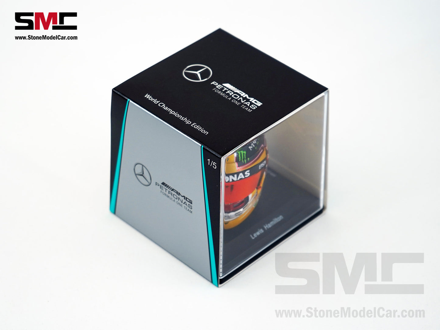 Mercedes F1 W08 #44 Lewis Hamilton Mexico GP 2017 4x Times World Champion Spark 1:5 Helmet