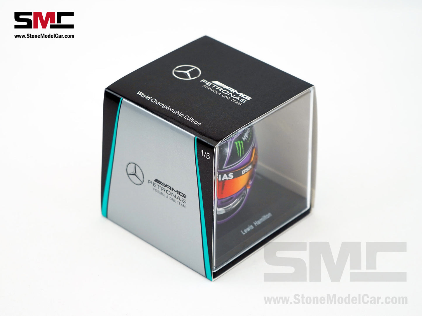 Mercedes F1 W11 #44 Lewis Hamilton Turkish GP 2020 7x Times World Champion Spark 1:5 Helmet