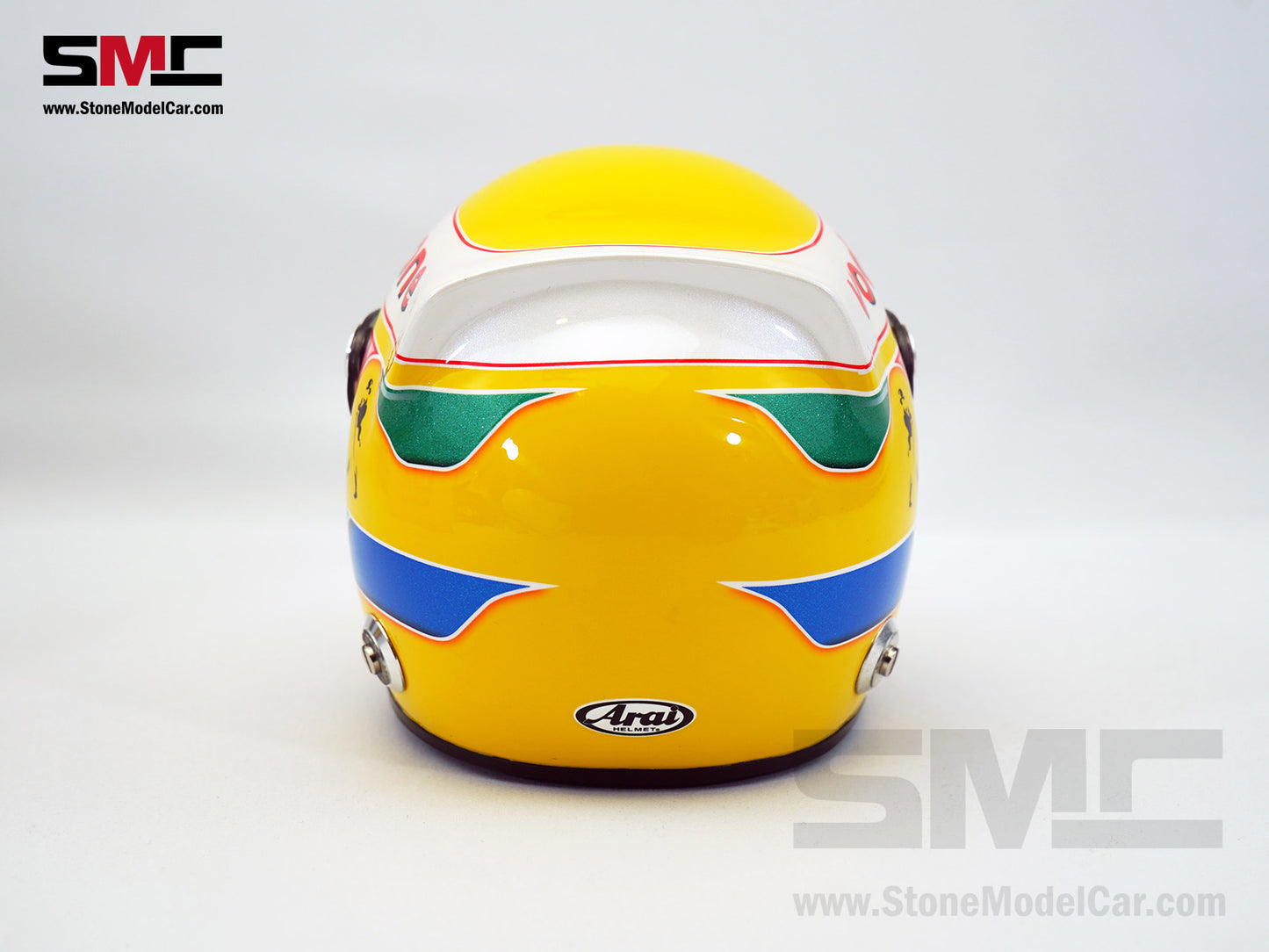 Mclaren Mercedes F1 MP4/23 #22 Lewis Hamilton Brazil GP 2008 World Champion Arai 1:2 Miniature Helmet