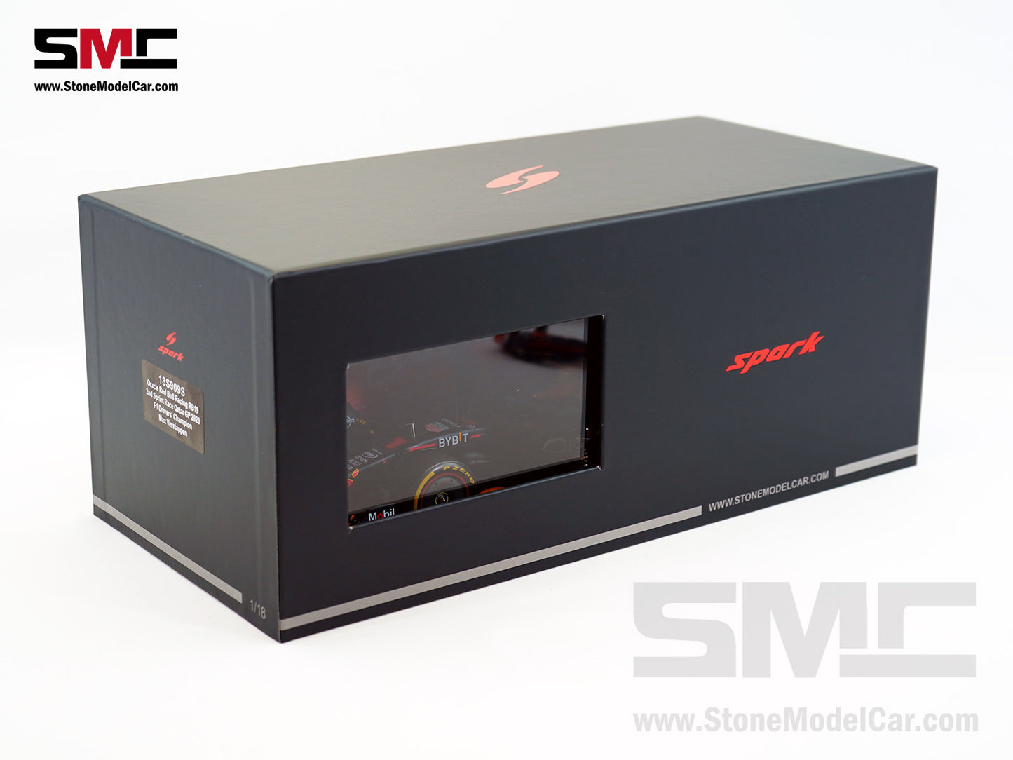 2023 World Champion #1 Max Verstappen Red Bull F1 RB19 Winner Qatar GP Spark 1:18 Figure Special