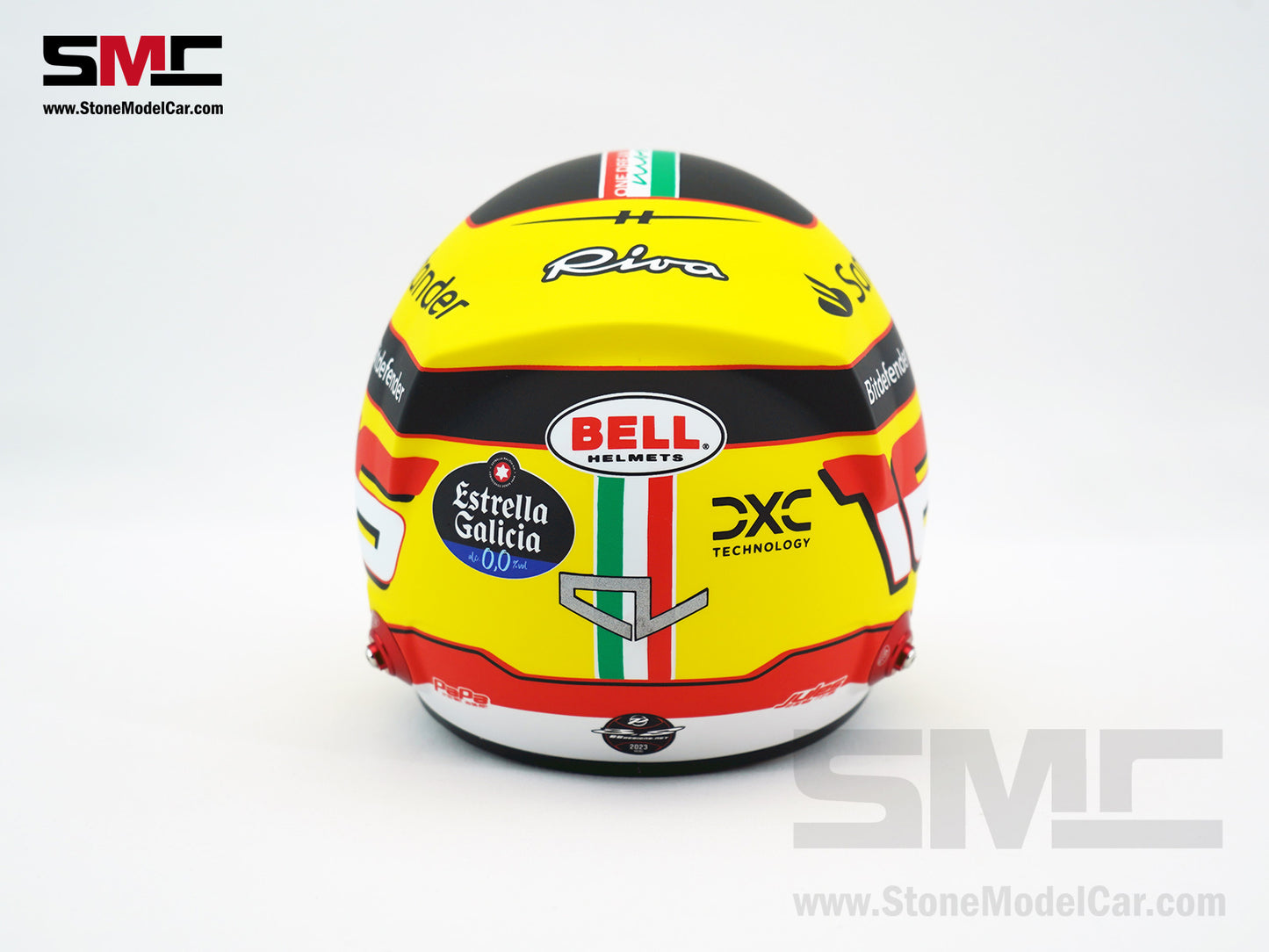 Ferrari F1 SF-23 #16 Charles Leclerc Italy Monza GP 2023 BELL 1:2 Helmet LE 300