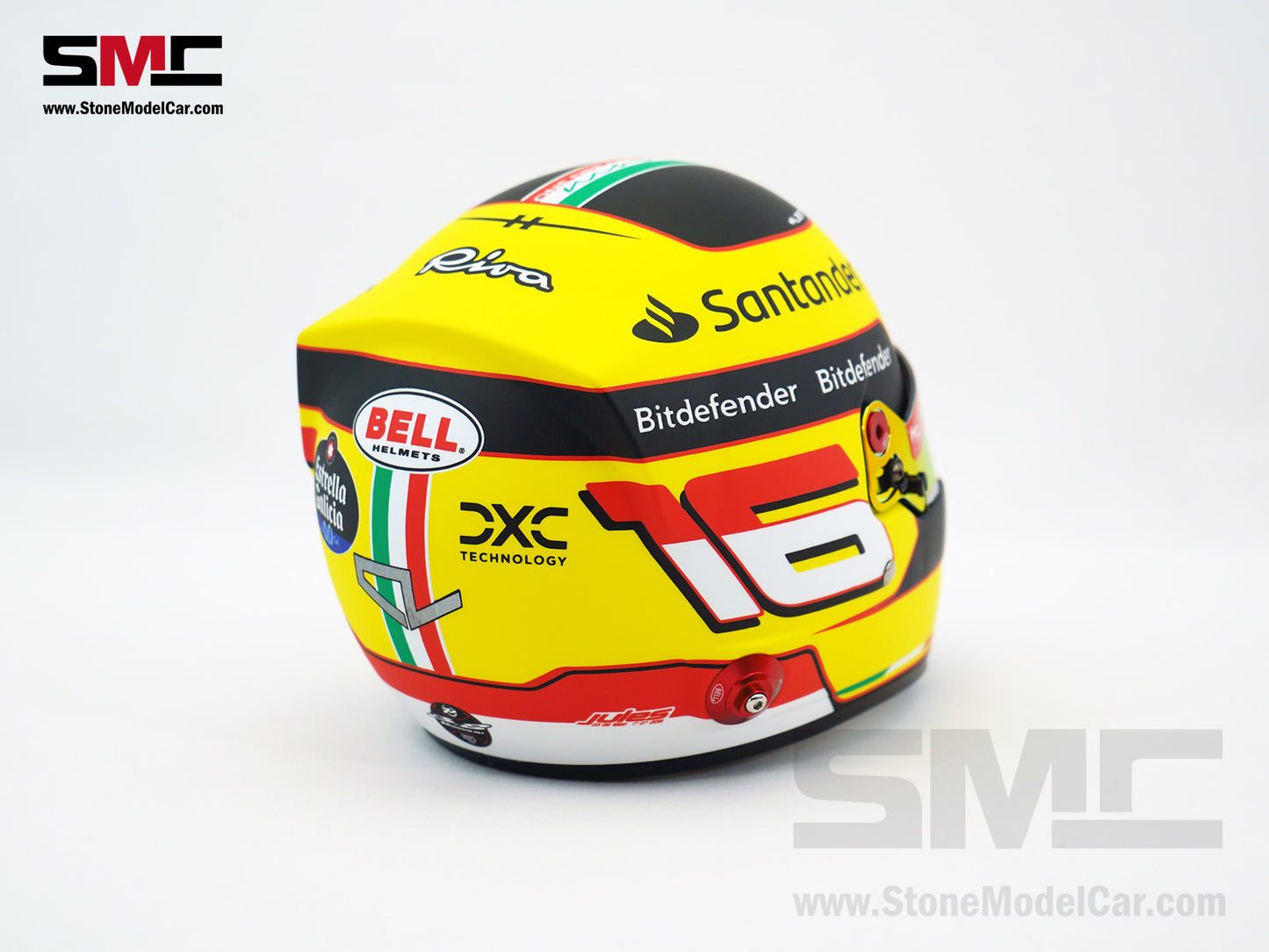 Ferrari F1 SF-23 #16 Charles Leclerc Italy Monza GP 2023 BELL 1:2 Helmet LE 300