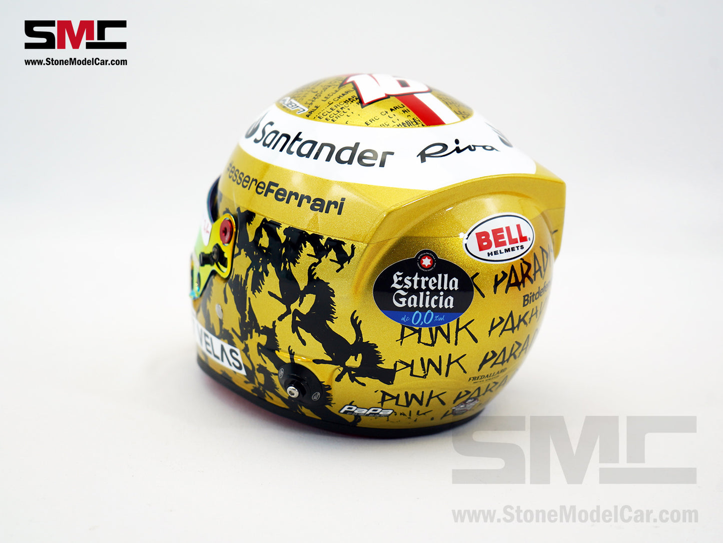 Ferrari F1 F1-75 #16 Charles Leclerc Singapore GP 2022 BELL 1:2 Helmet LE 288