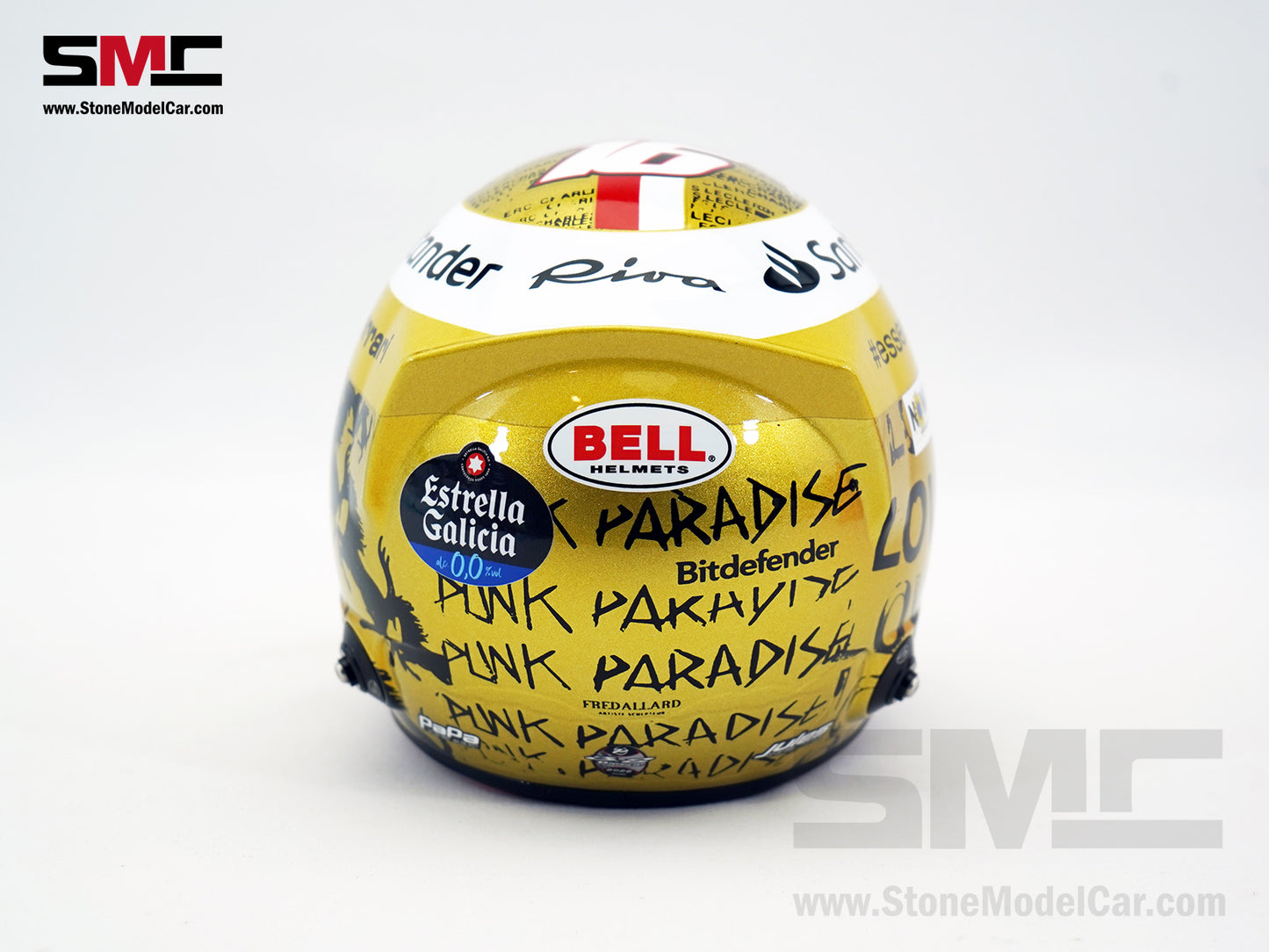 Ferrari F1 F1-75 #16 Charles Leclerc Singapore GP 2022 BELL 1:2 Helmet LE 288