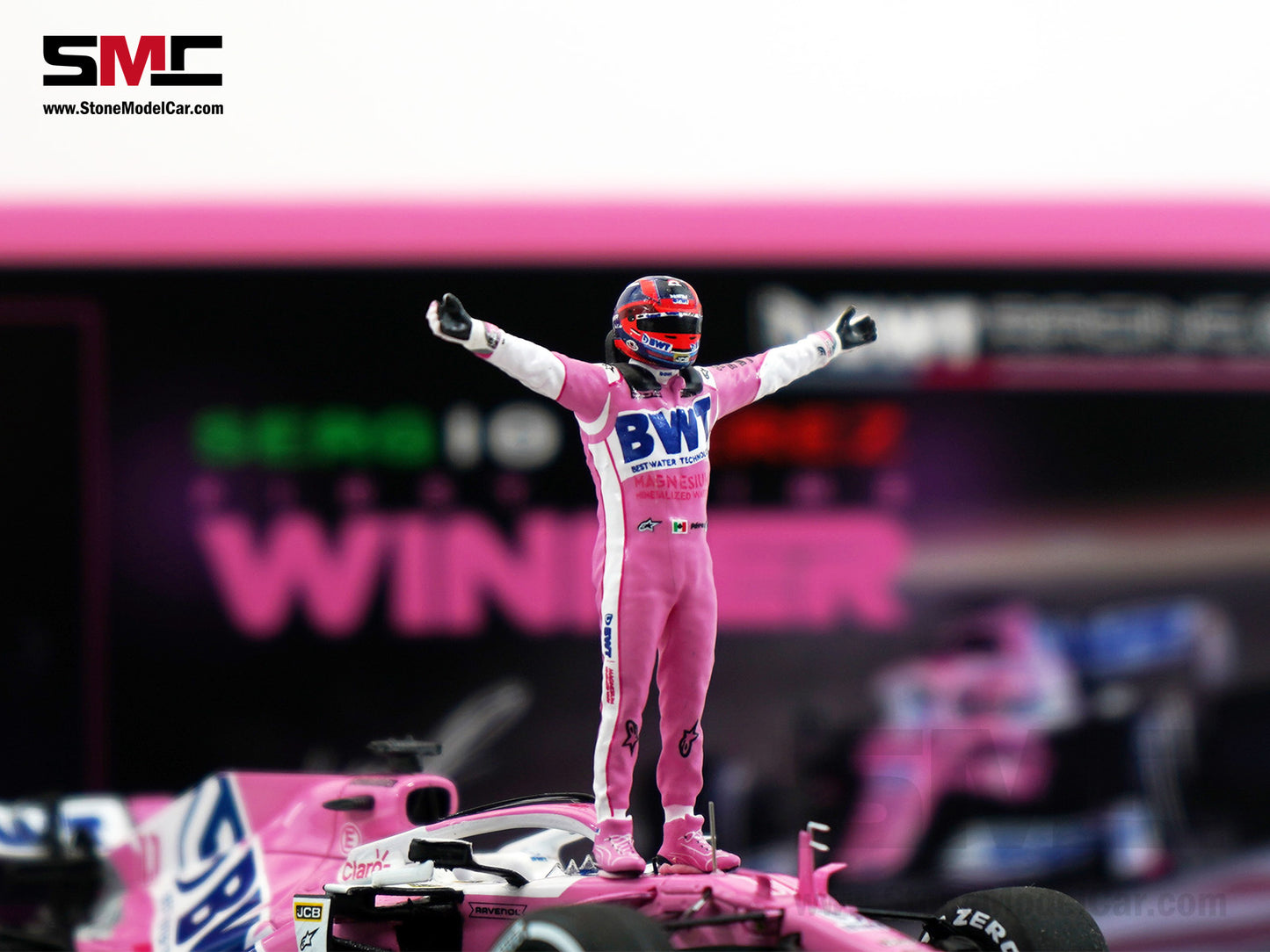 BWT Racing Point F1 RP20 #11 Sergio Perez Sakhir 2020 1st Career Win 1:43 Spark Special Edition