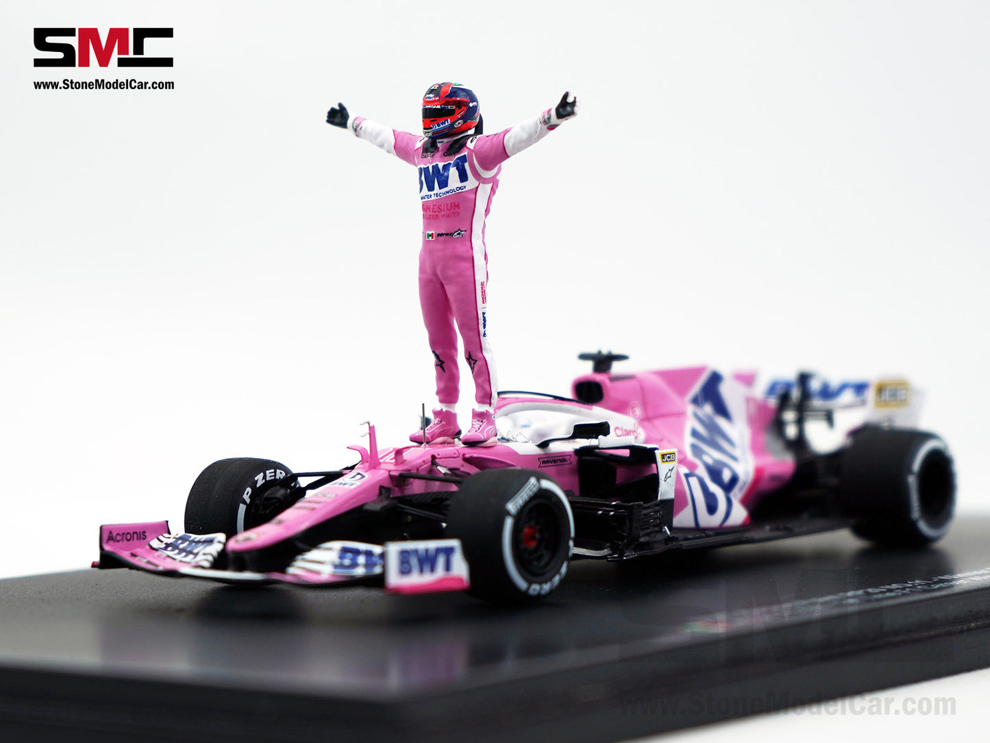 BWT Racing Point F1 RP20 #11 Sergio Perez Sakhir 2020 1st Career Win 1:43 Spark Special Edition