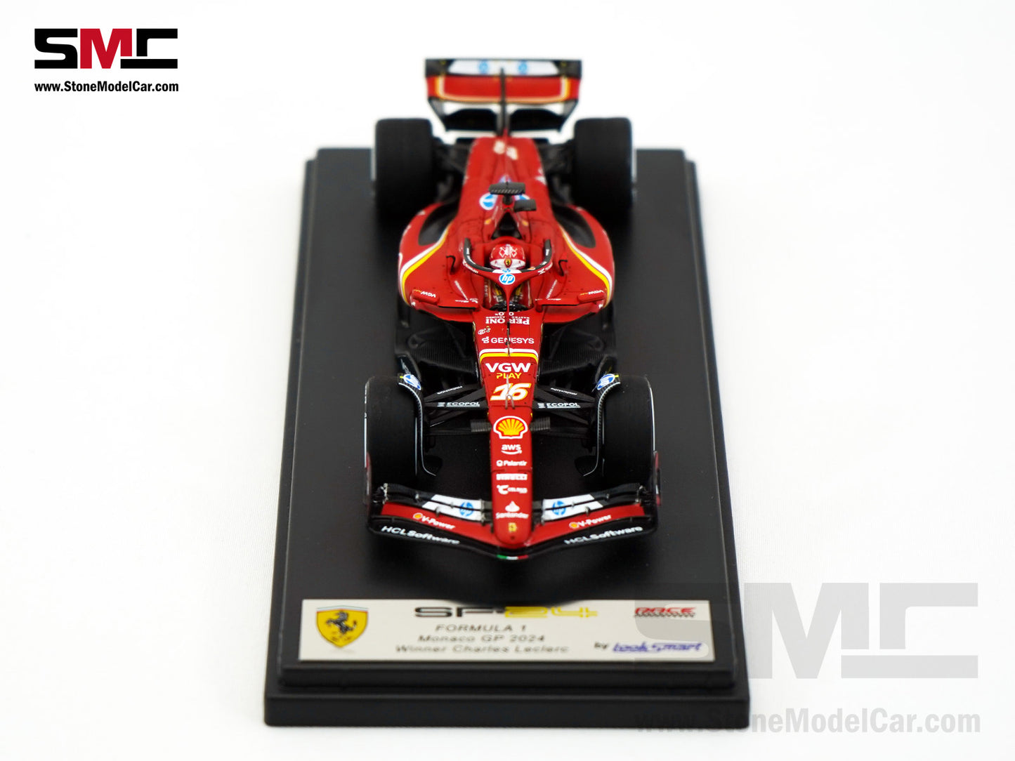Ferrari F1 SF-24 #16 Charles Leclerc Winner Monaco GP 2024 Looksmart 1:43 LSF1063