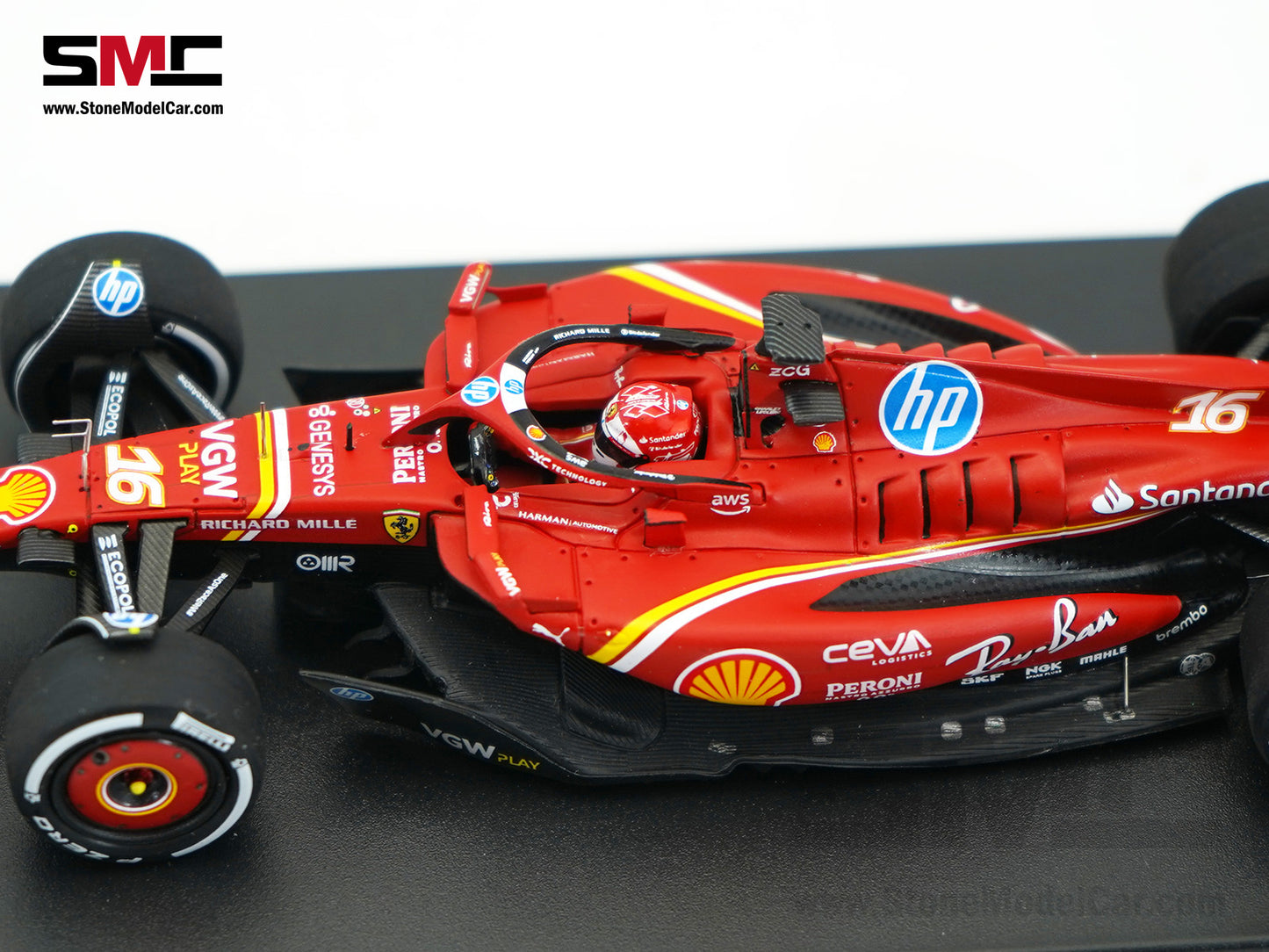 Ferrari F1 SF-24 #16 Charles Leclerc Winner Monaco GP 2024 Looksmart 1:43 LSF1063