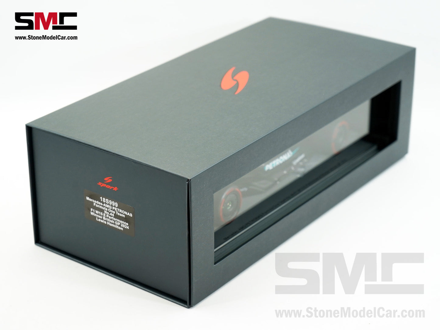 Mercedes F1 W15 #44 Lewis Hamilton British GP 2024 Winner Spark 1:18 18S999