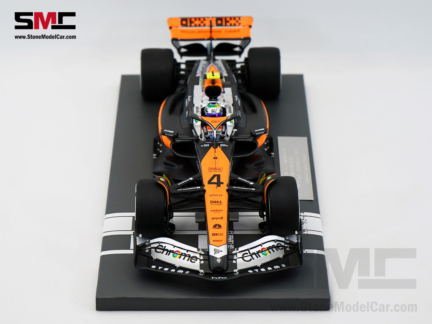 McLaren F1 MCL60 #4 Lando Norris 2nd British GP 2023 Special Livery 1:18 MINICHAMPS
