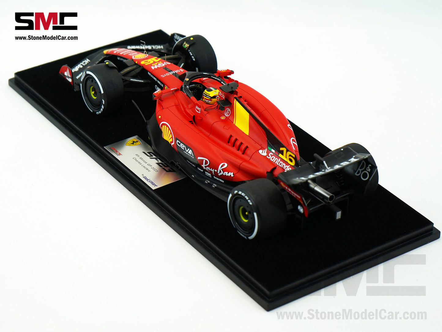 Ferrari F1 SF-23 #16 Charles Leclerc Italy Monza GP 2023 Looksmart 1:18 LS18F1047