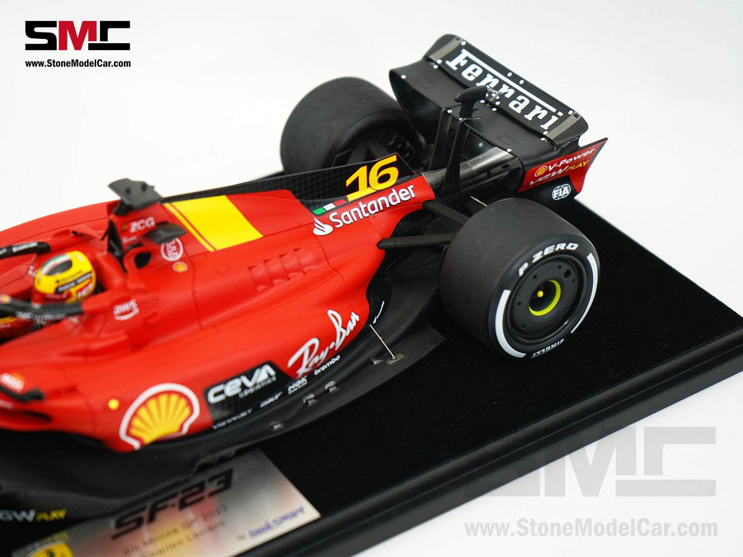 Ferrari F1 SF-23 #16 Charles Leclerc Italy Monza GP 2023 Looksmart 1:18 LS18F1047
