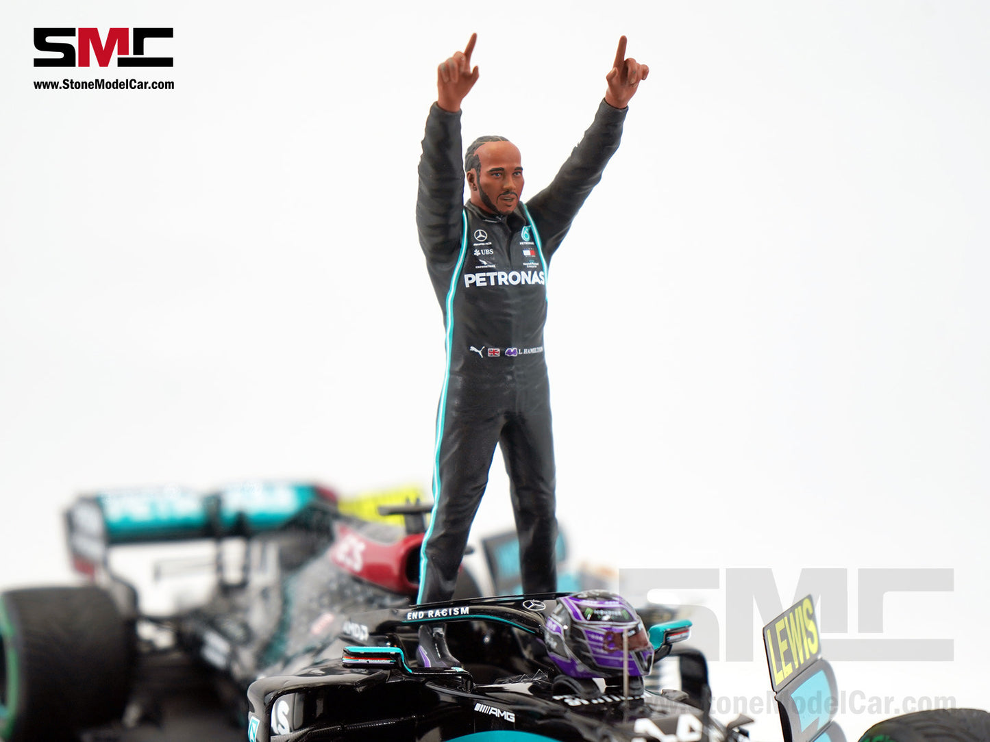 2020 7x World Champion Mercedes F1 W11 #44 Lewis Hamilton Turkey GP 1:18 Spark Figure Special Edition