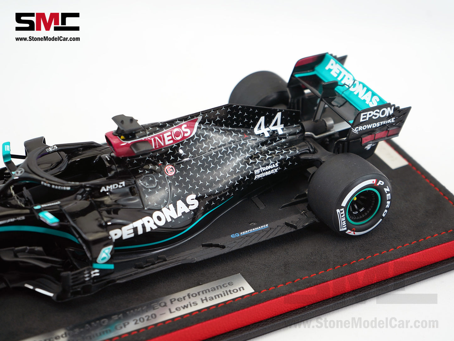 2020 7x World Champion Mercedes F1 W11 #44 Lewis Hamilton Belgium GP 1:18 Spark Special Figure Edition