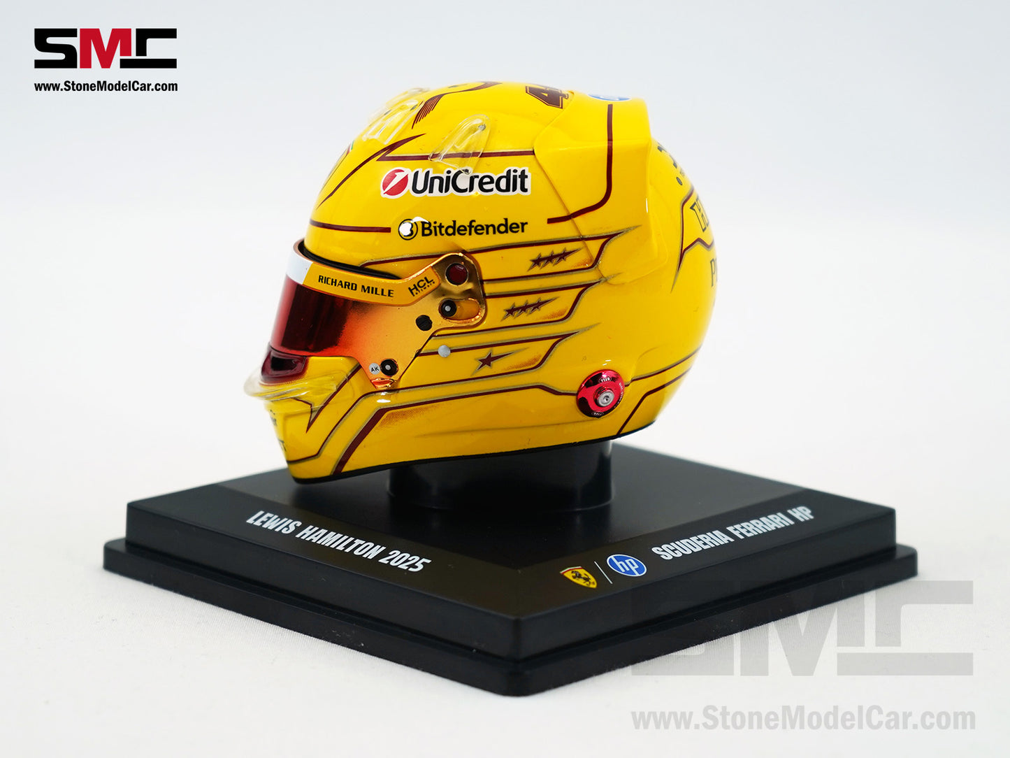 Ferrari F1 SF-25 #44 Lewis Hamilton Season 2025 Looksmart 1:5 Helmet LSHEL008