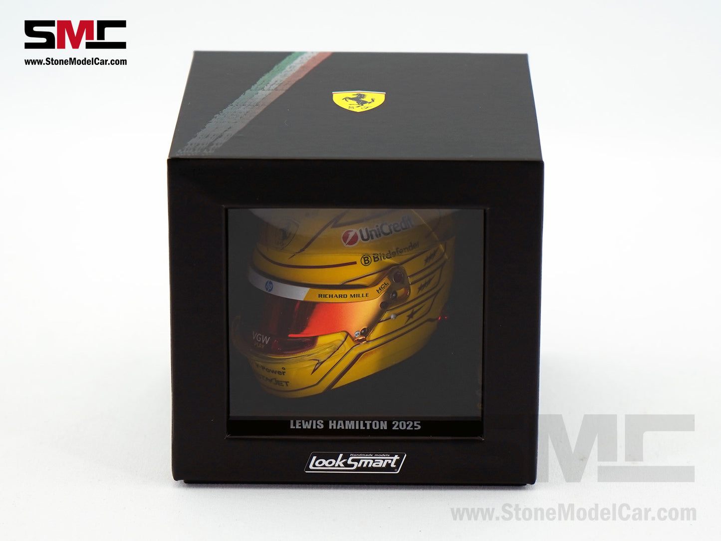 Ferrari F1 SF-25 #44 Lewis Hamilton Season 2025 Looksmart 1:5 Helmet LSHEL008