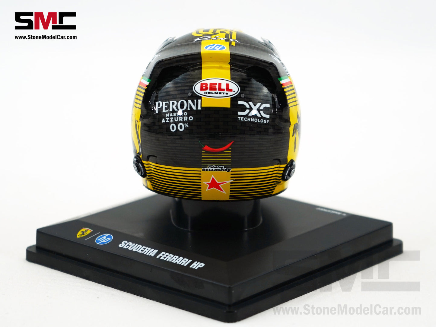 Ferrari F1 SF-24 #55 Carlos Sainz Italy Monza GP 2024 Looksmart 1:5 Helmet LSHEL005