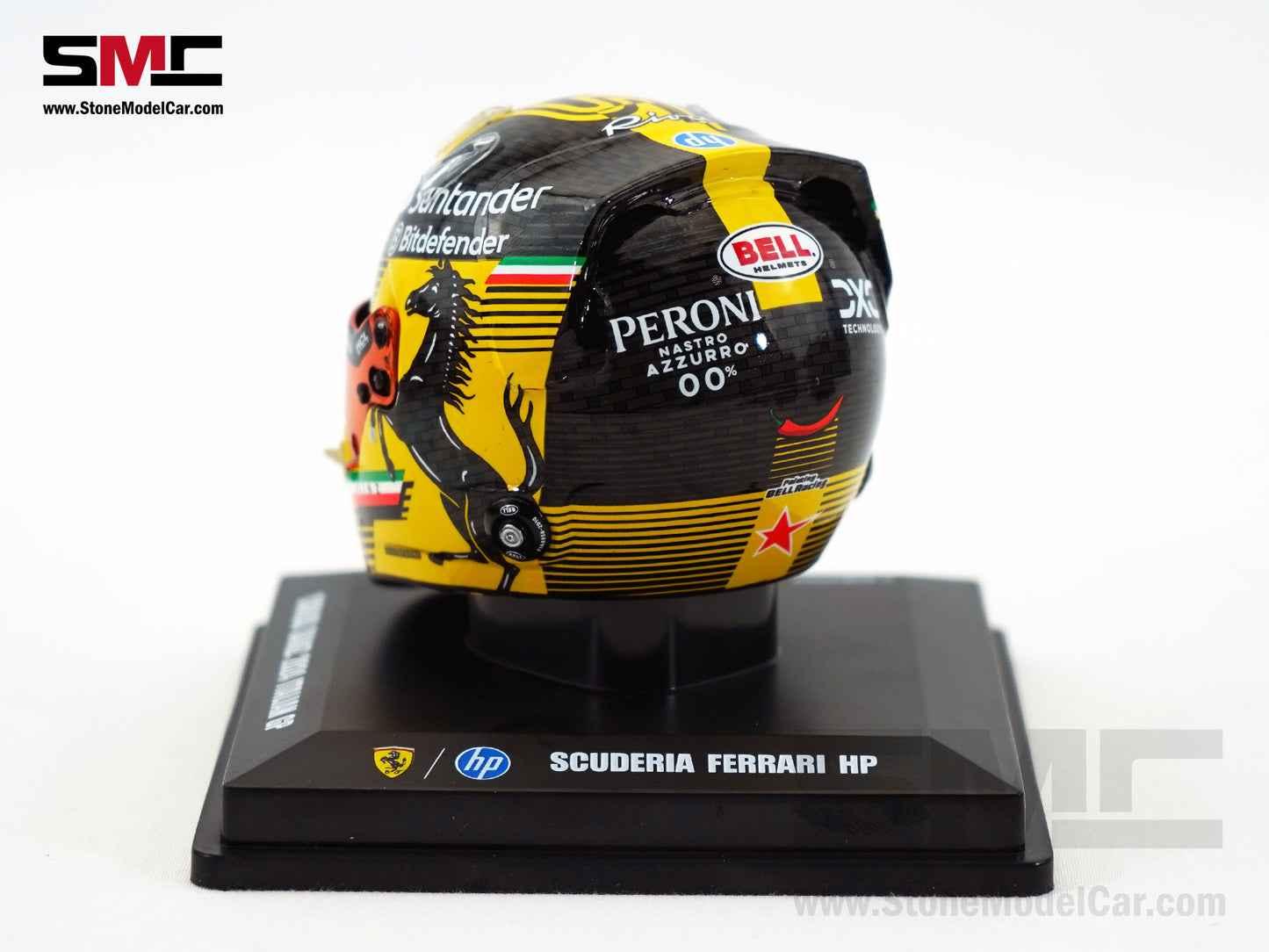 Ferrari F1 SF-24 #55 Carlos Sainz Italy Monza GP 2024 Looksmart 1:5 Helmet LSHEL005
