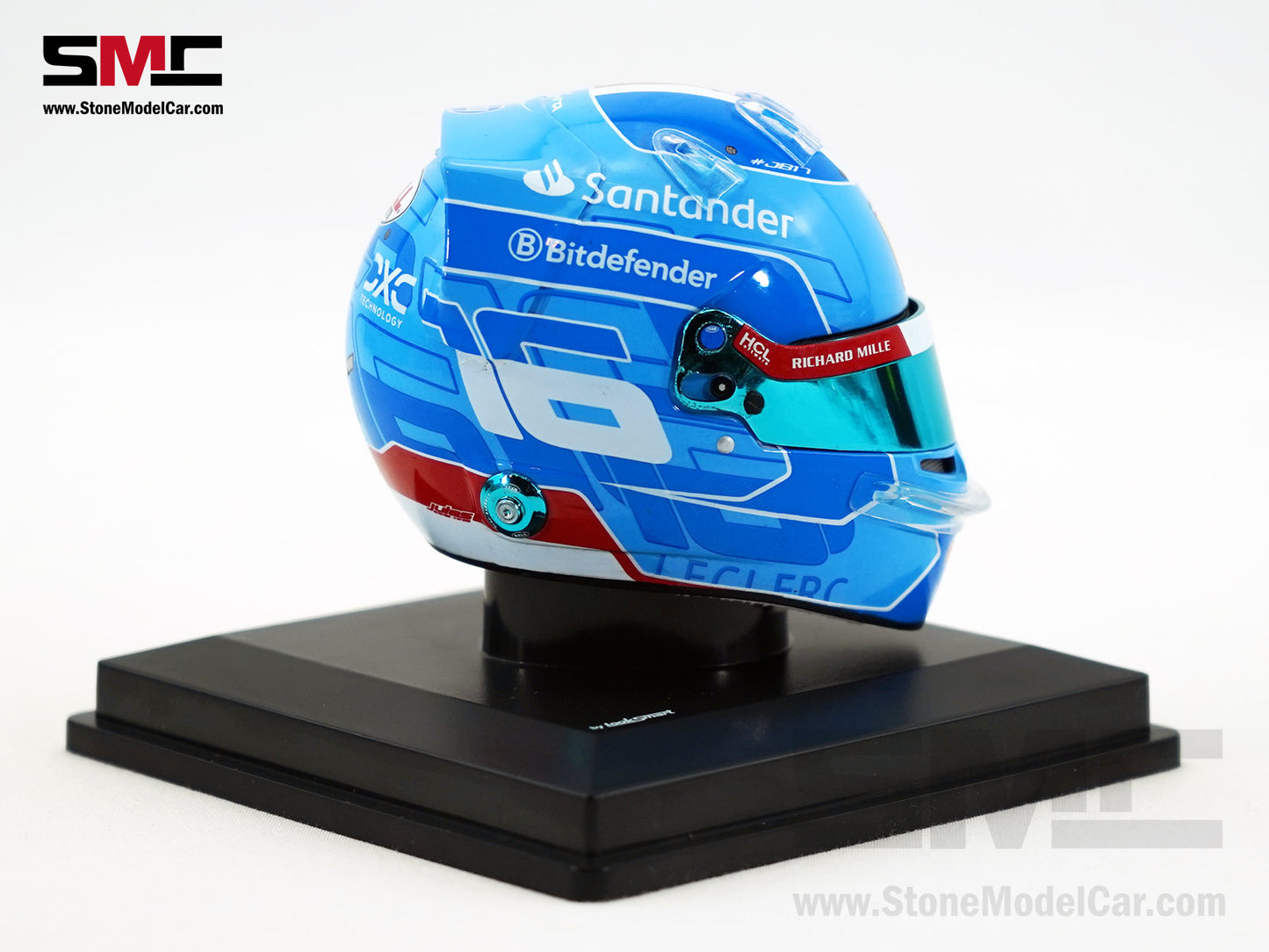 Ferrari F1 SF-24 #16 Charles Leclerc USA Miami GP 2024 Looksmart 1:5 Helmet LSHEL002