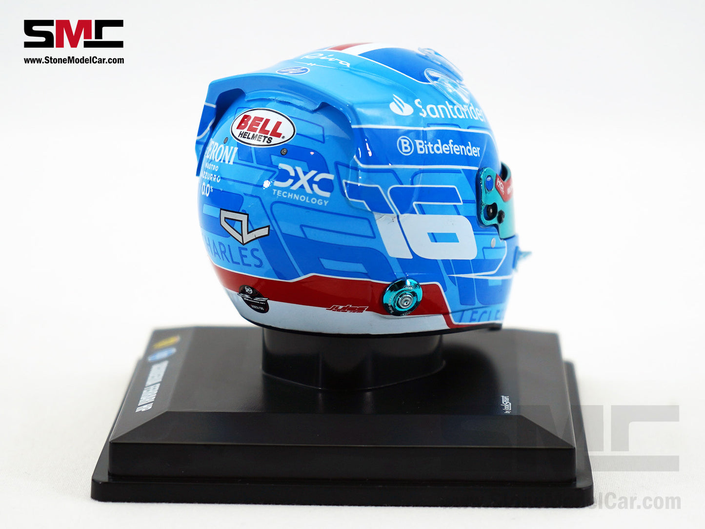 Ferrari F1 SF-24 #16 Charles Leclerc USA Miami GP 2024 Looksmart 1:5 Helmet LSHEL002