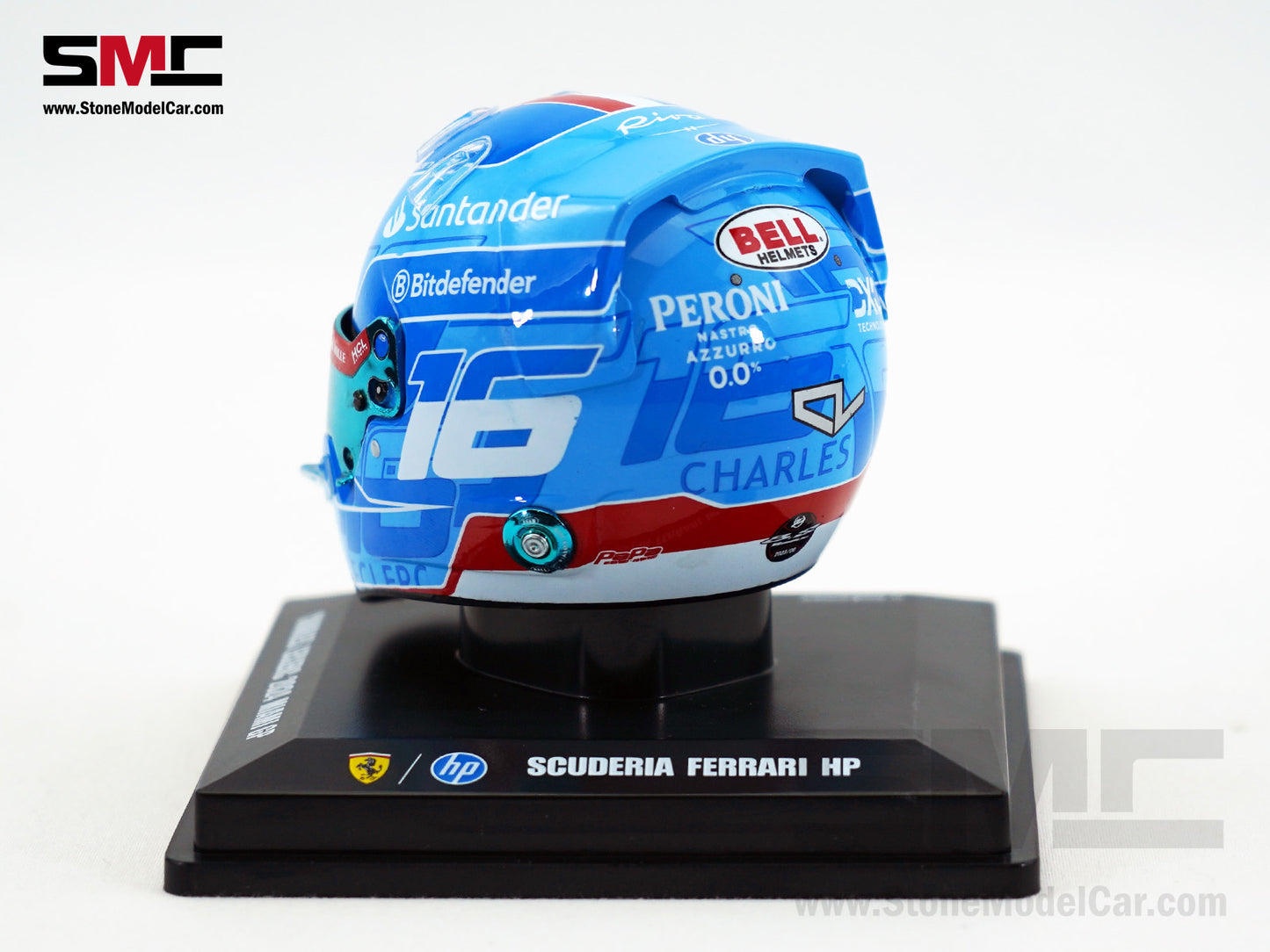 Ferrari F1 SF-24 #16 Charles Leclerc USA Miami GP 2024 Looksmart 1:5 Helmet LSHEL002