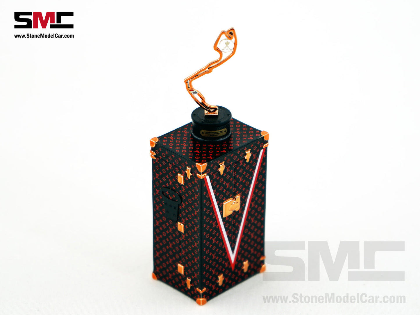 SMC F1 1:18 Monaco GP 2x pcs Trophy Set - Winner Race Circuit Track Trophy, Louis Vuitton Case