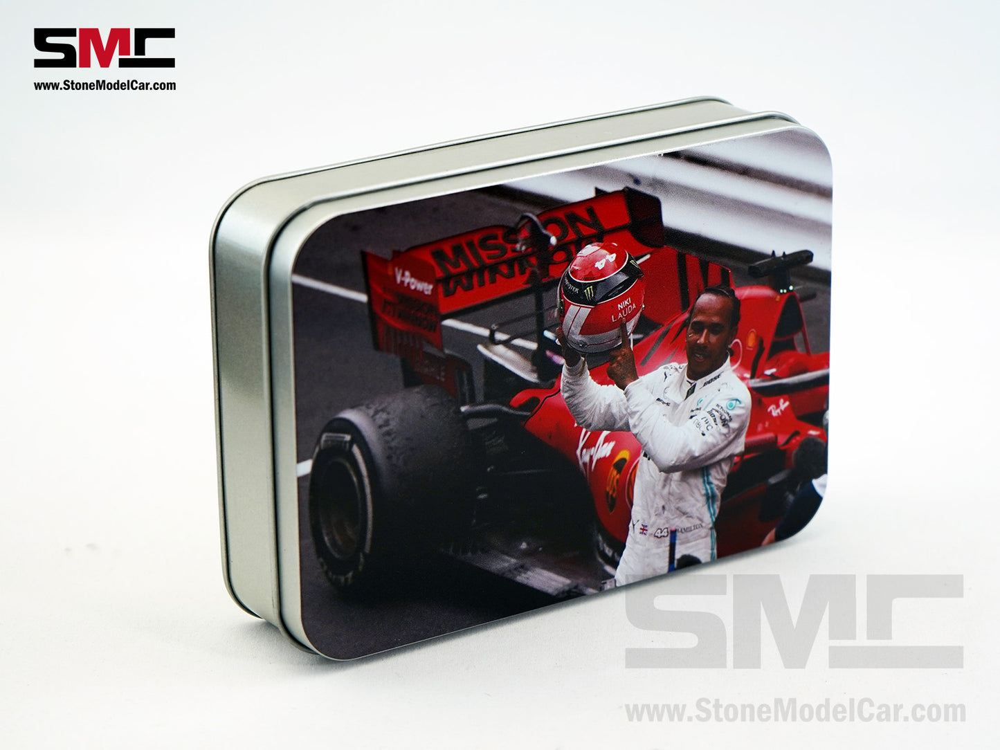 SMC F1 1:18 6x pcs Trophy Set for Mercedes AMG W10 #44 Lewis Hamilton Monaco GP 2019 World Champion