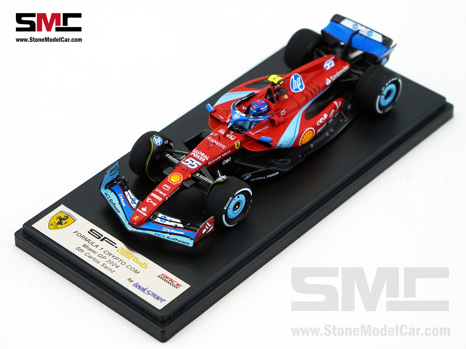 Ferrari SF-24 55 Carlos Sainz Jr F1 3ème Monaco 2024 Looksmart LSF1064 Ferrari SF-24 55 Carlos Sainz Jr F1 3ème Monaco 2024 Looksmart LSF1064