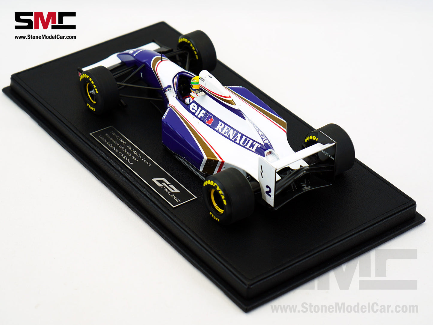 Williams Renault F1 FW16 #2 Ayrton Senna San Marino GP 1994 1:18 GP REPLICAS + Decal