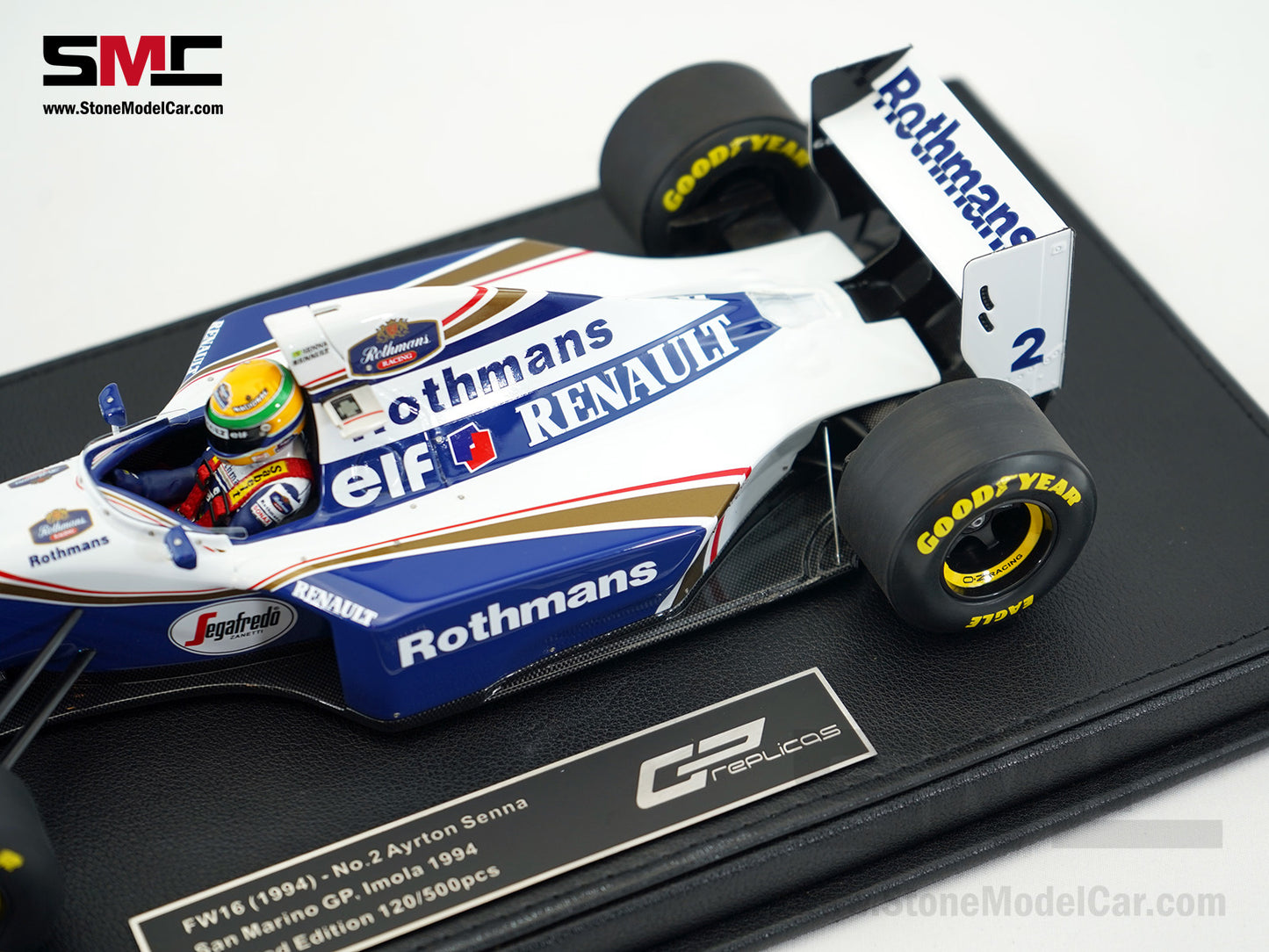 Williams Renault F1 FW16 #2 Ayrton Senna San Marino GP 1994 1:18 GP REPLICAS with Decal