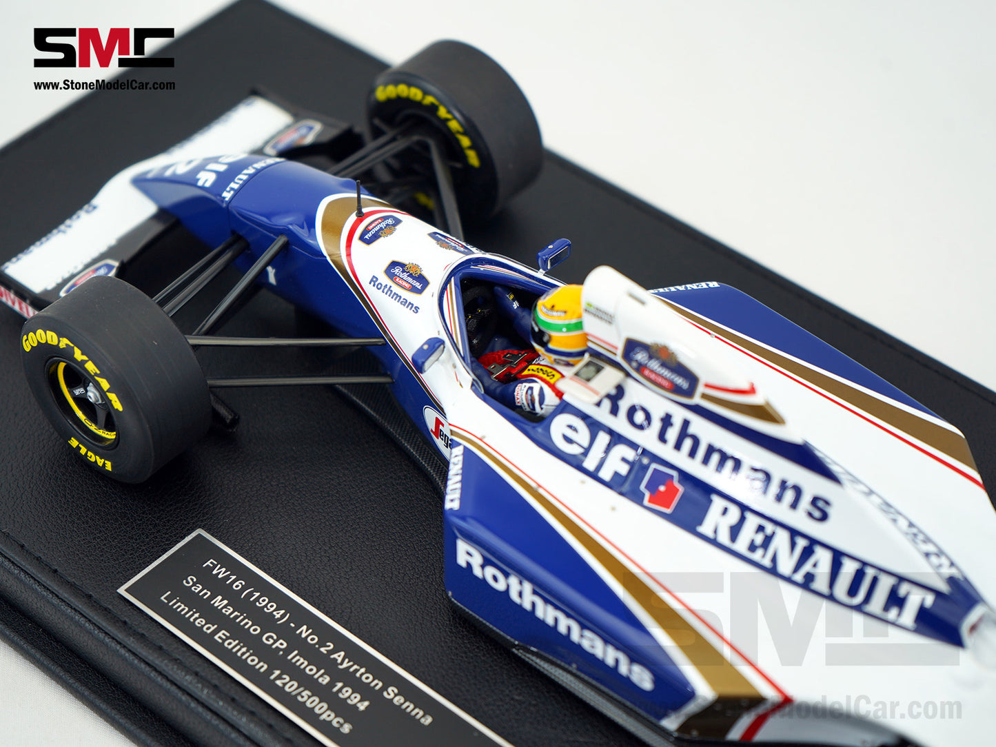 Williams Renault F1 FW16 #2 Ayrton Senna San Marino GP 1994 1:18 GP REPLICAS with Decal