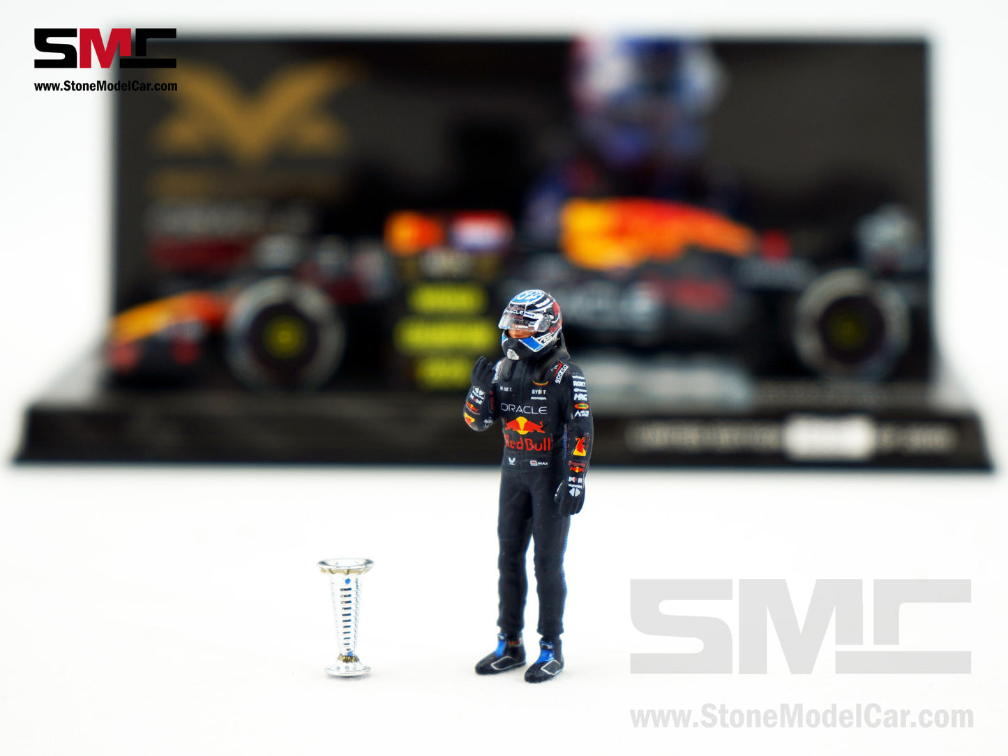 Red Bull F1 RB20 #1 Max Verstappen Las Vegas GP 2024 World Champion MINICHAMPS 1:43 Figure Special Edition