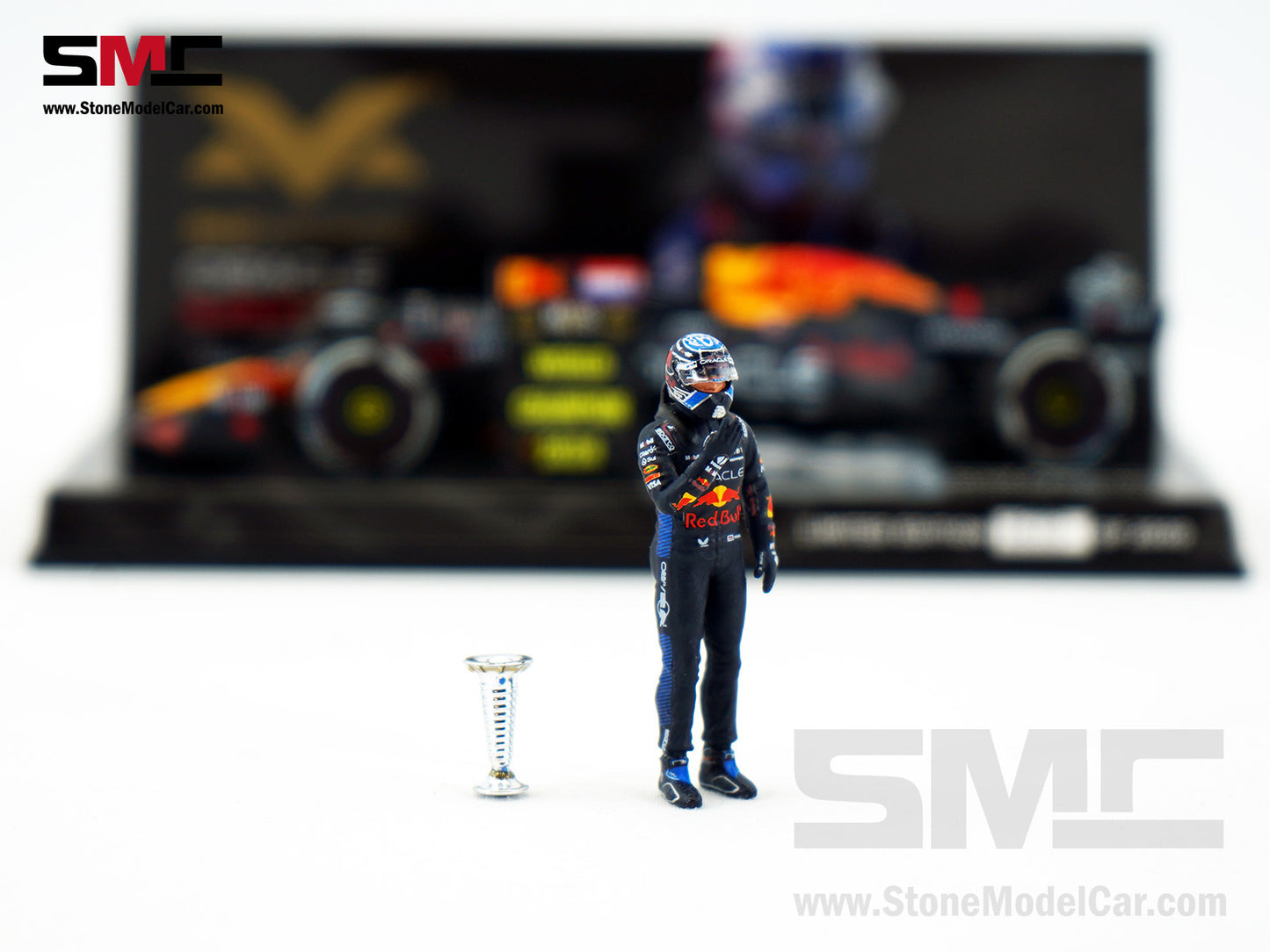 Red Bull F1 RB20 #1 Max Verstappen Las Vegas GP 2024 World Champion MINICHAMPS 1:43 Figure Special Edition