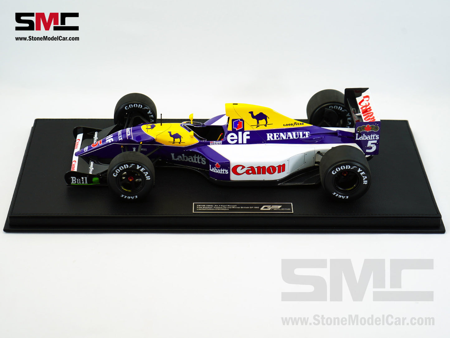 Williams F1 FW14B #5 Nigel Mansell British Winner 1992 World Champion 1:12 GP Replicas with CAMEL