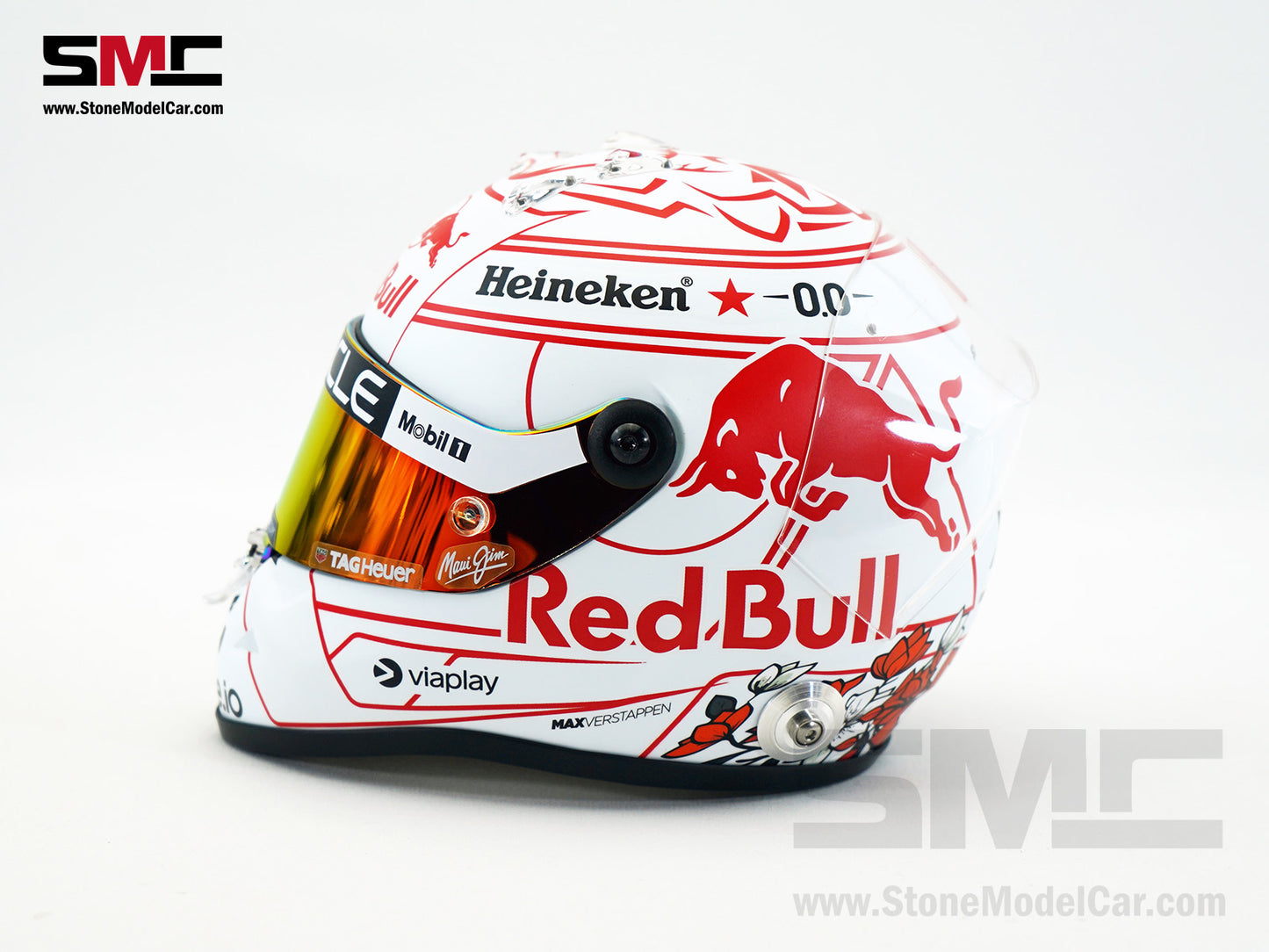 Red Bull F1 RB21 #1 Max Verstappen Japan GP 2025 Special Livery Schuberth 1:2 Miniature Helmet