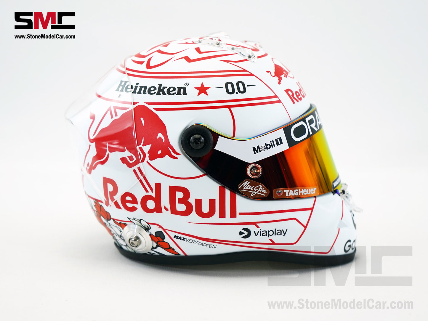 Red Bull F1 RB21 #1 Max Verstappen Japan GP 2025 Special Livery Schuberth 1:2 Miniature Helmet