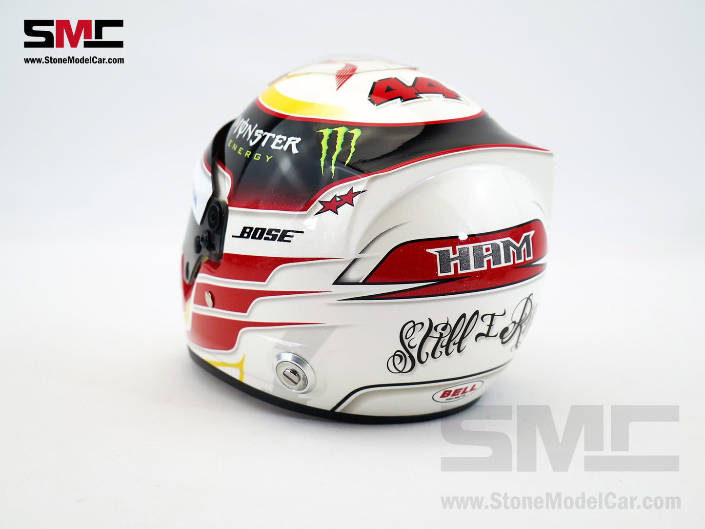 Mercedes F1 W06 #44 Lewis Hamilton US GP 2015 3x Times World Champion BELL 1:2 Miniature Helmet
