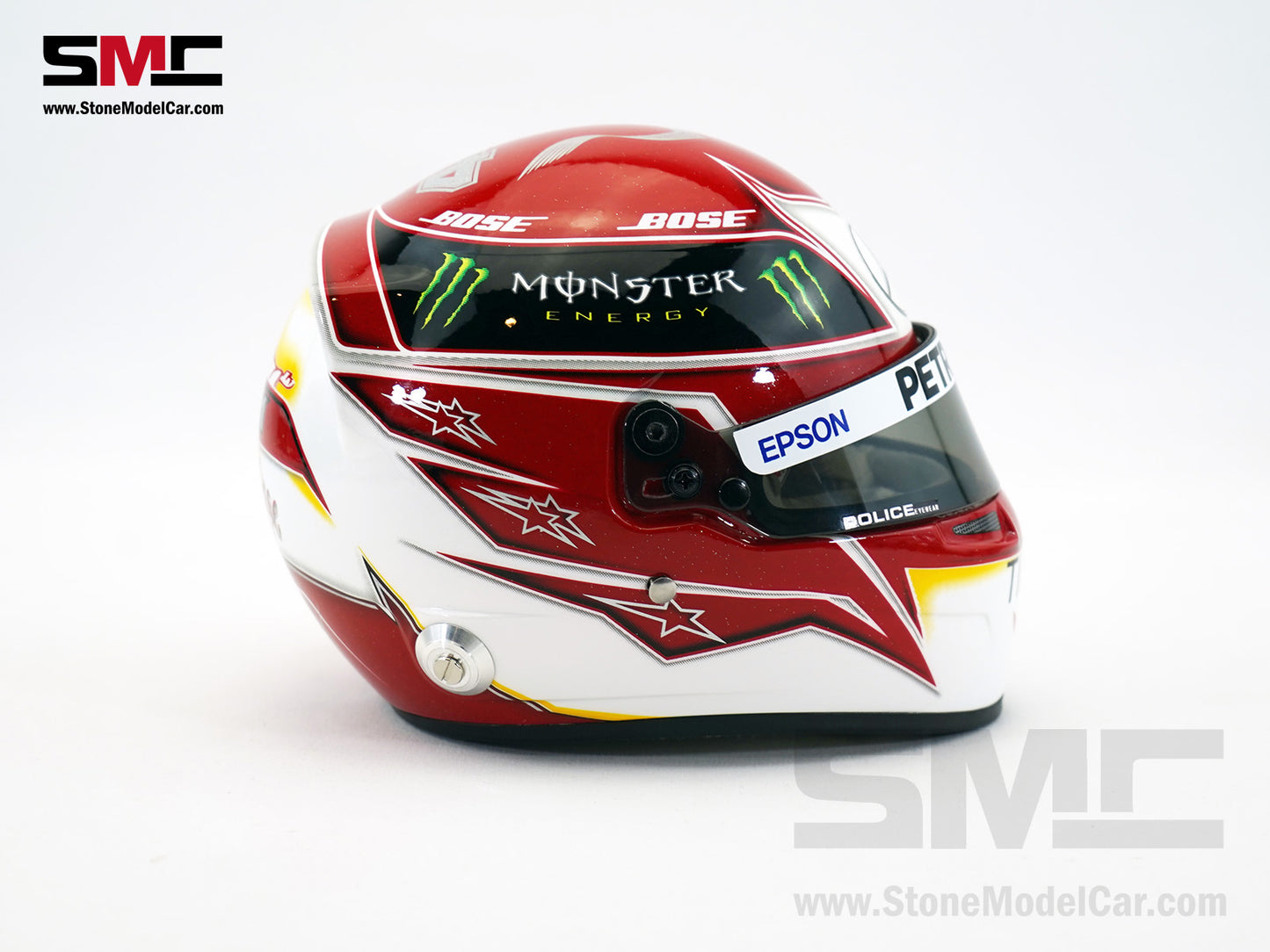 Mercedes F1 W10 #44 Lewis Hamilton US GP 2019 6x Times World Champion BELL 1:2 Miniature Helmet