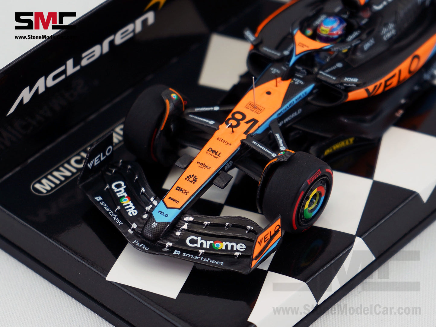 McLaren F1 MCL60 #81 Oscar Piastri 1st Pole & Spirit Race Winner Qatar GP 2023 1:43 MINICHAMPS