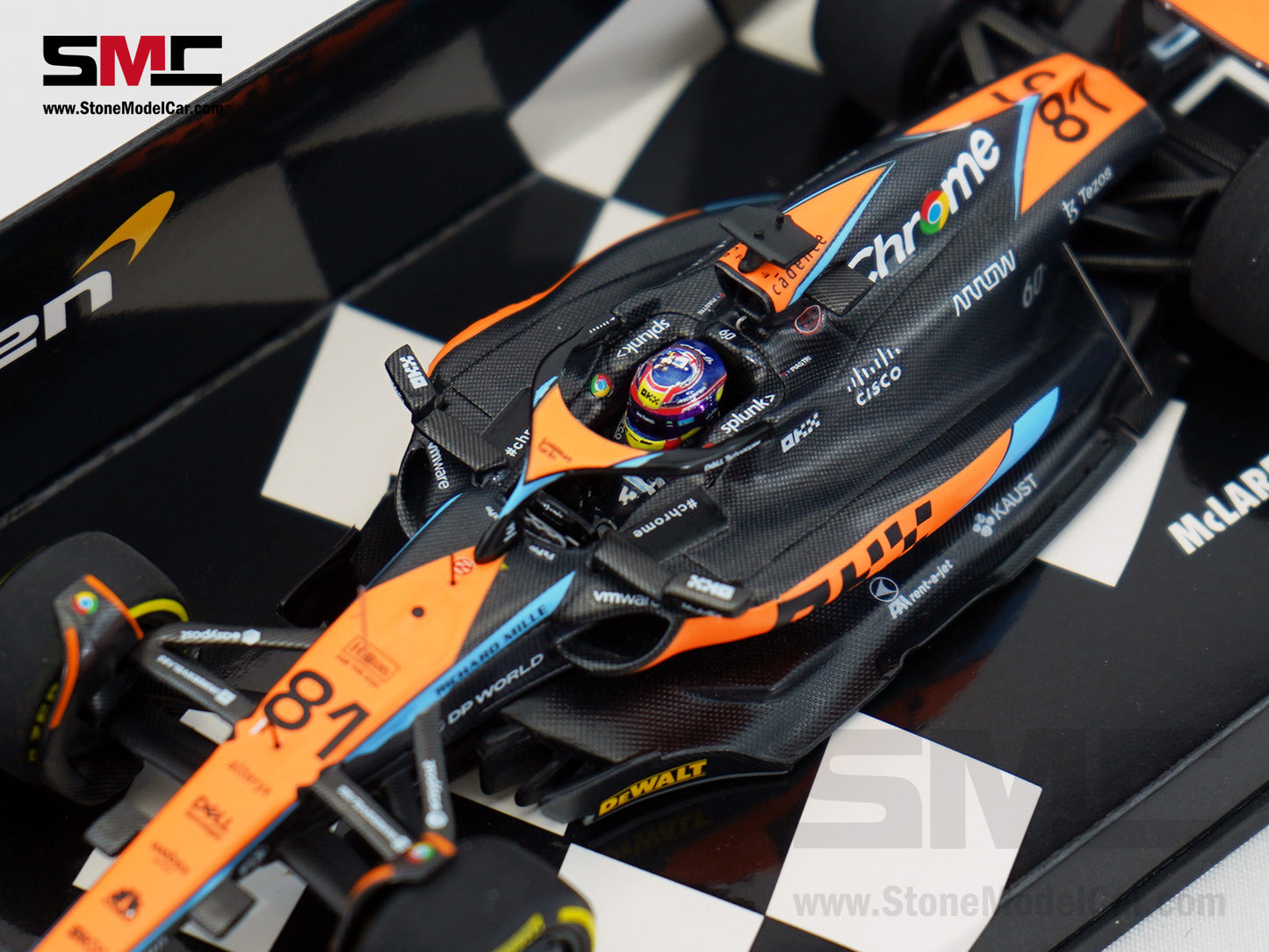 McLaren F1 MCL60 #81 Oscar Piastri 1st Career Point 8th Australian GP 2023 1:43 MINICHAMPS