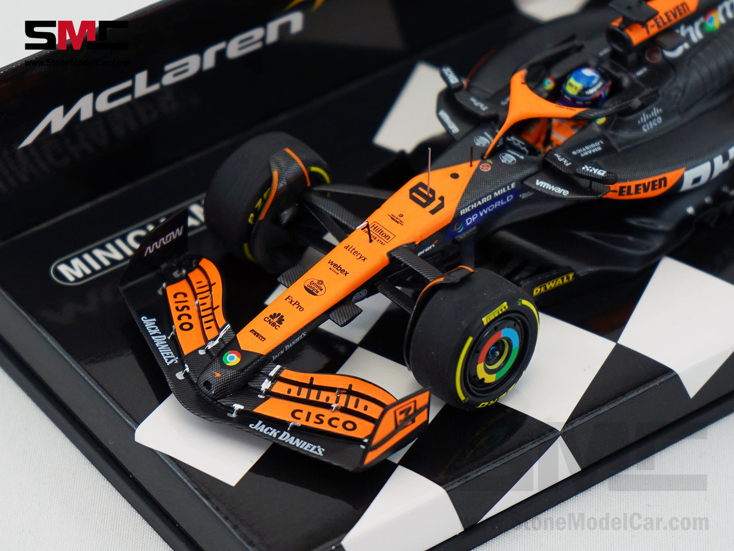 McLaren F1 MCL38 #81 Oscar Piastri Hungary GP Winner 2024 1st Career Win 1:43 MINICHAMPS