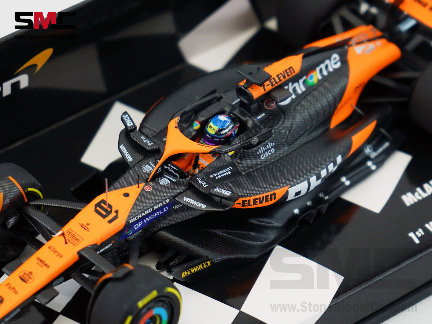 McLaren F1 MCL38 #81 Oscar Piastri Hungary GP Winner 2024 1st Career Win 1:43 MINICHAMPS