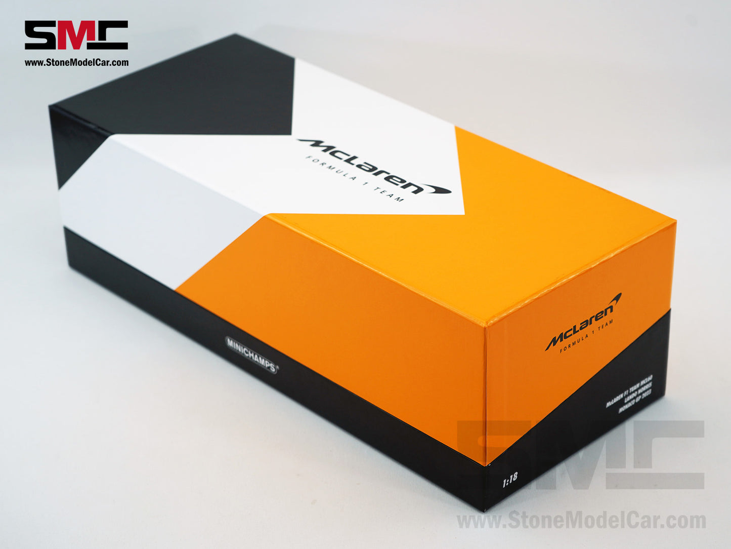 McLaren F1 MCL60 #4 Lando Norris 9th Monaco GP 2023 Special Livery 1:18 MINICHAMPS Gift Box
