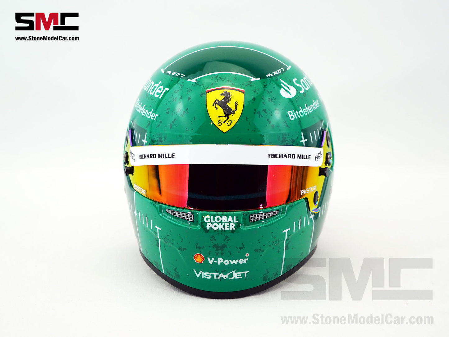 Ferrari F1 SF-23 #16 Charles Leclerc US Austin GP 2023 BELL 1:2 Helmet LE 300