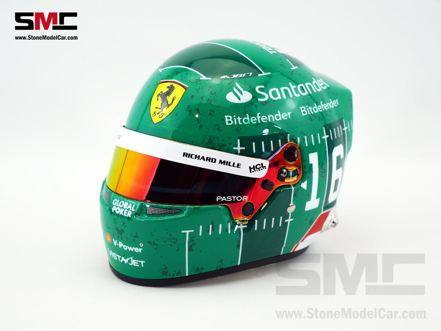 Ferrari F1 SF-23 #16 Charles Leclerc US Austin GP 2023 BELL 1:2 Helmet LE 300