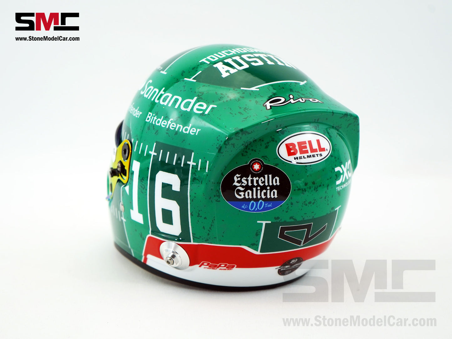 Ferrari F1 SF-23 #16 Charles Leclerc US Austin GP 2023 BELL 1:2 Helmet LE 300