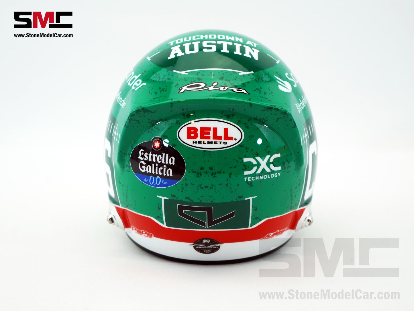 Ferrari F1 SF-23 #16 Charles Leclerc US Austin GP 2023 BELL 1:2 Helmet LE 300