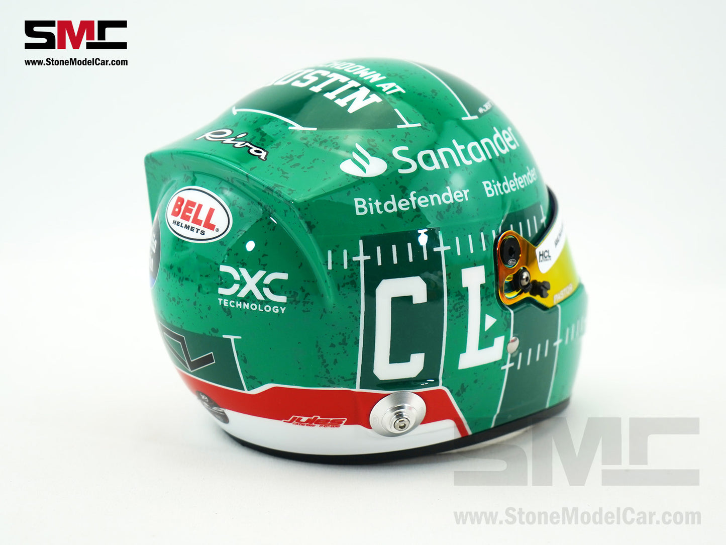 Ferrari F1 SF-23 #16 Charles Leclerc US Austin GP 2023 BELL 1:2 Helmet LE 300