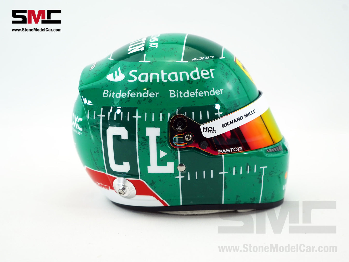 Ferrari F1 SF-23 #16 Charles Leclerc US Austin GP 2023 BELL 1:2 Helmet LE 300