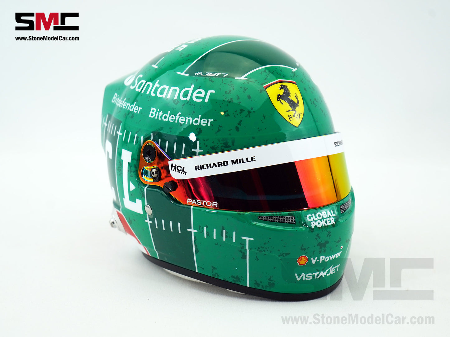 Ferrari F1 SF-23 #16 Charles Leclerc US Austin GP 2023 BELL 1:2 Helmet LE 300